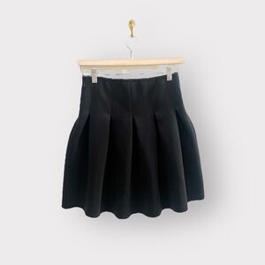 Express Black Pleated Flare Skirt (Sz 2)